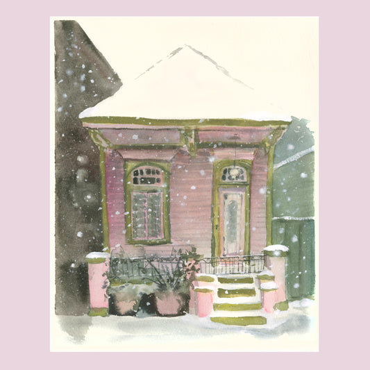 Snow Day in Pink