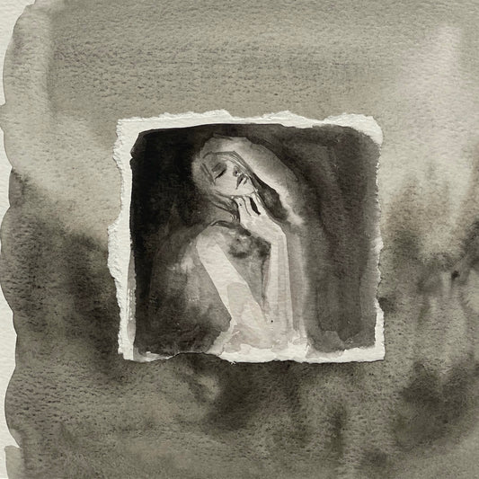 “I Cry A Lot” original watercolor