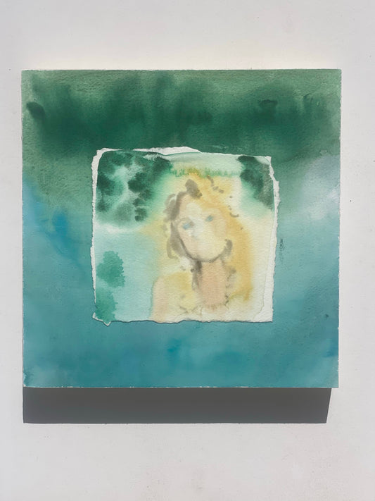 “I Hope You Think Of Me” original watercolor