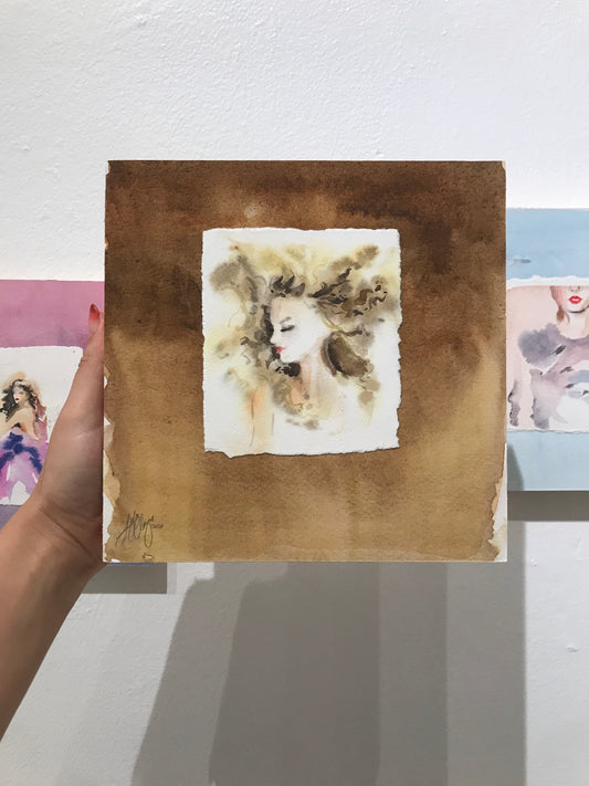 “In A Storm” original watercolor