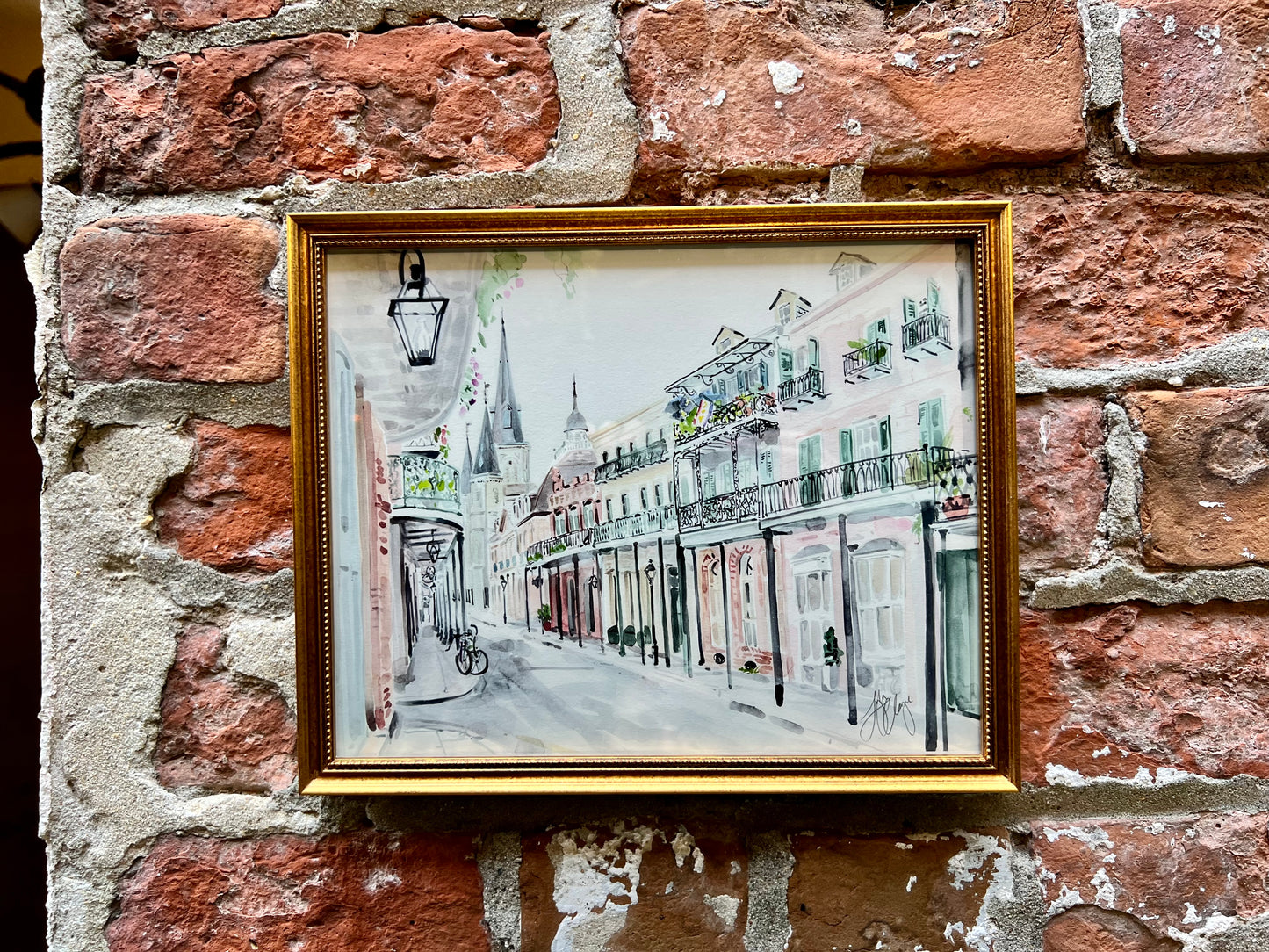 Gold Framed Cathedral Print