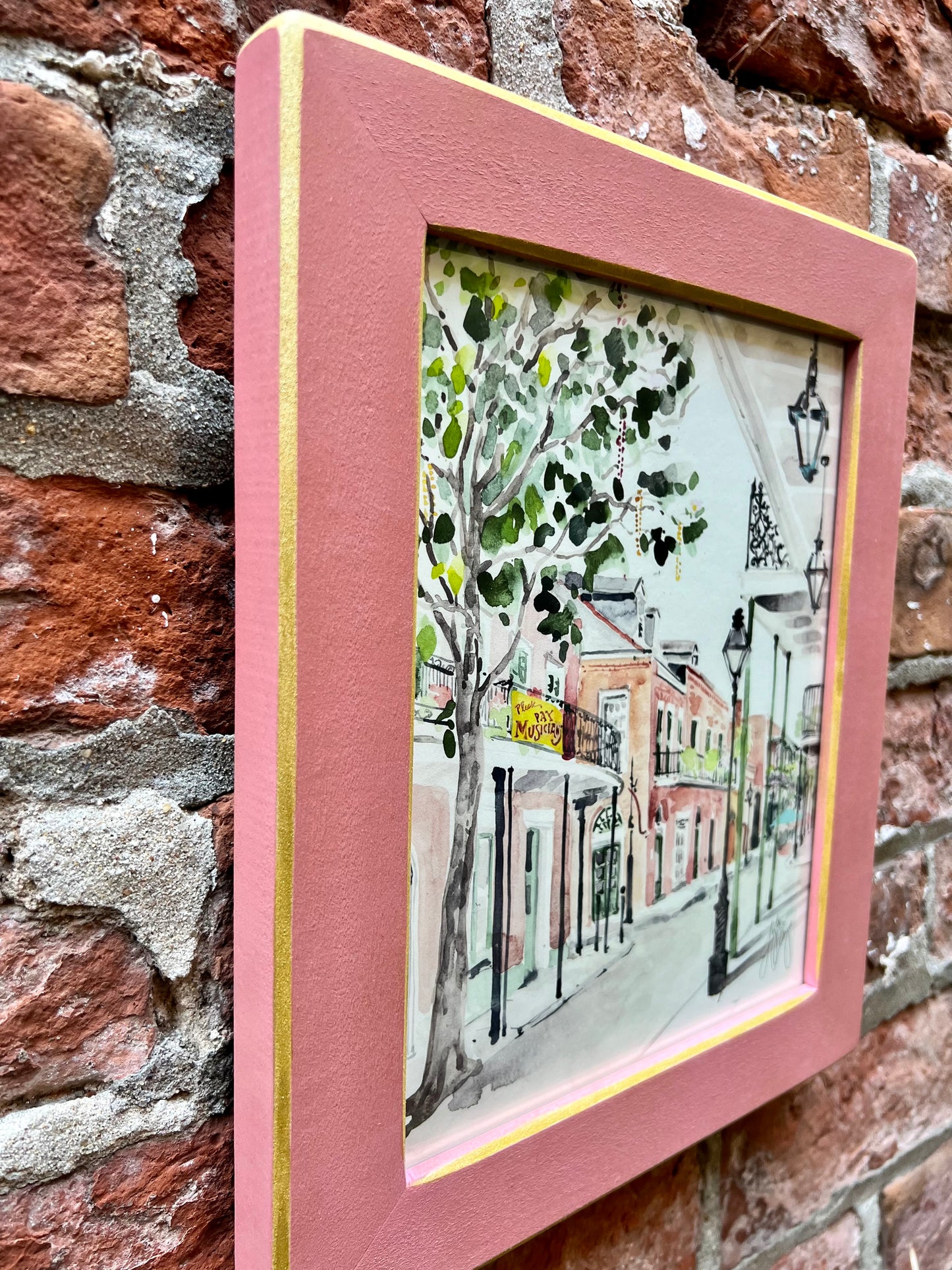 Framed Please Pay Musicians Print
