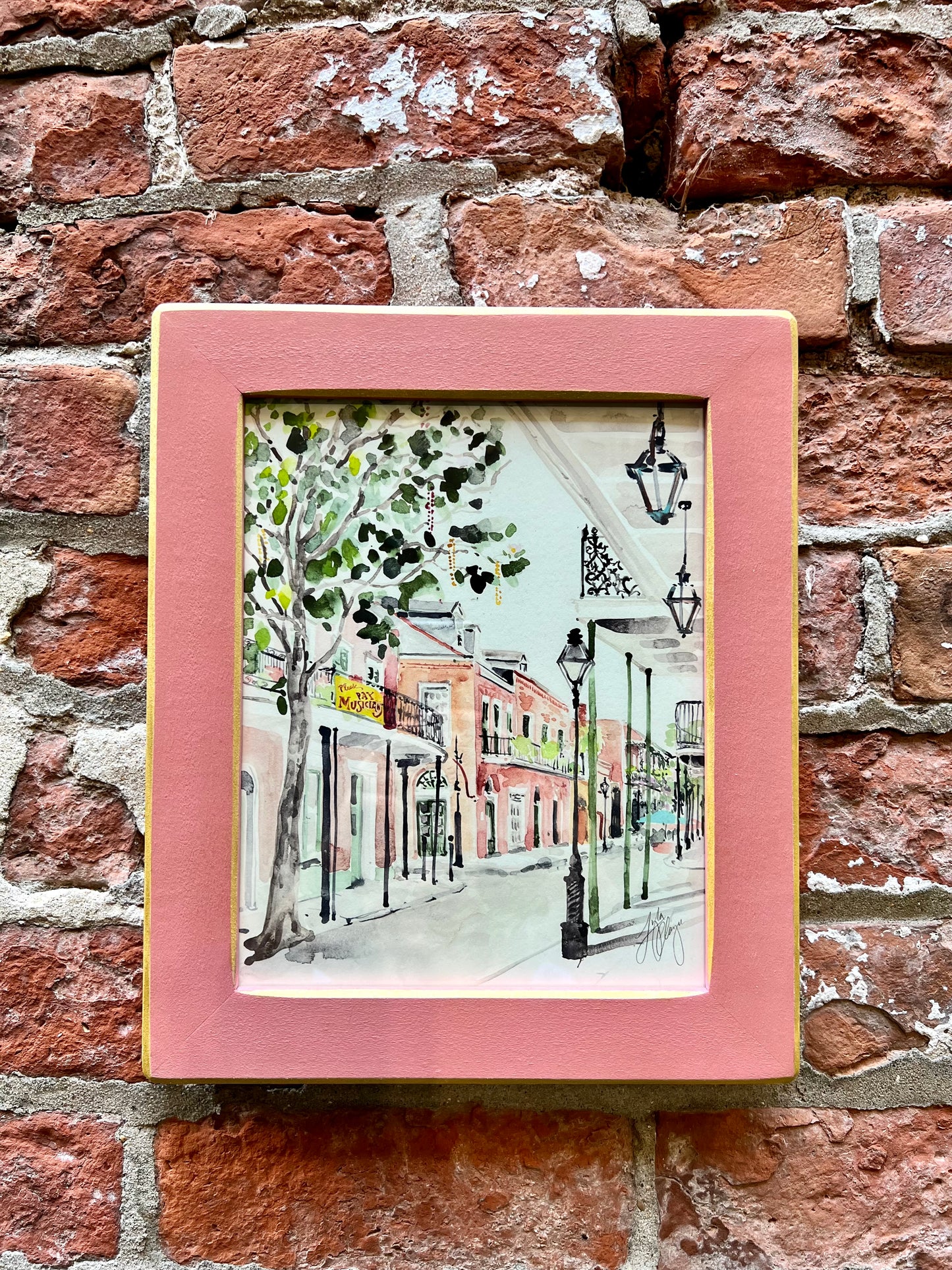 Framed Please Pay Musicians Print