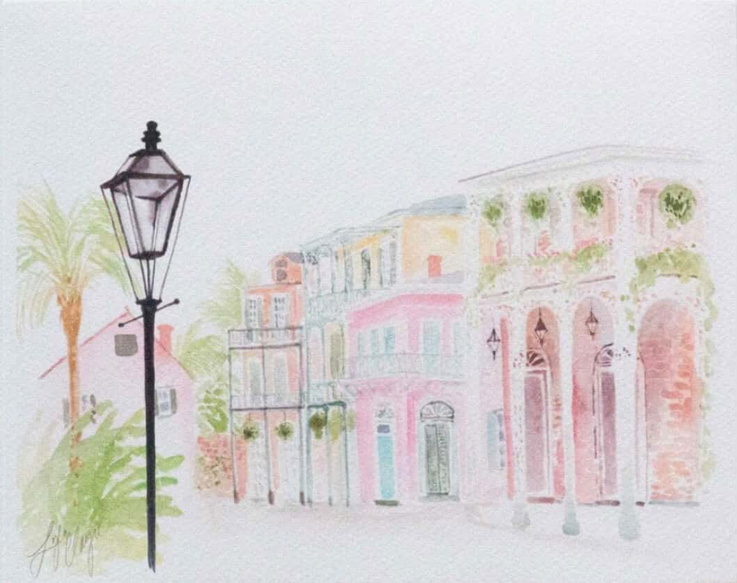 Sorority bid tanks artwork