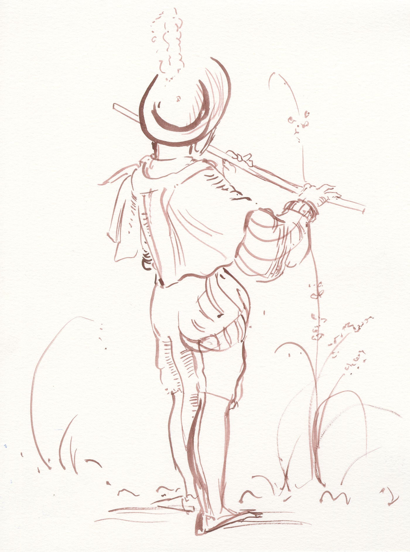 Flute Player Study