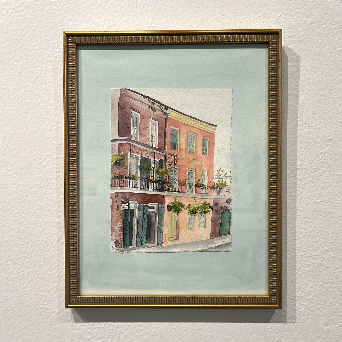 "Upper Quarter" Original Watercolor