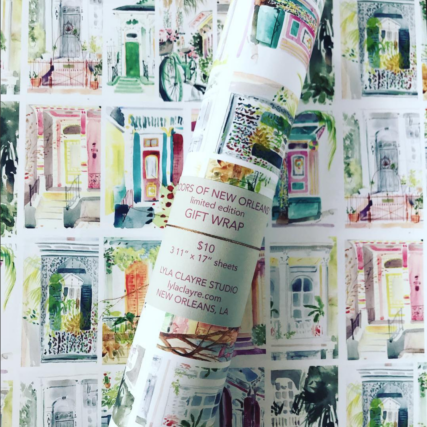 Doors of New Orleans Gift Wrap