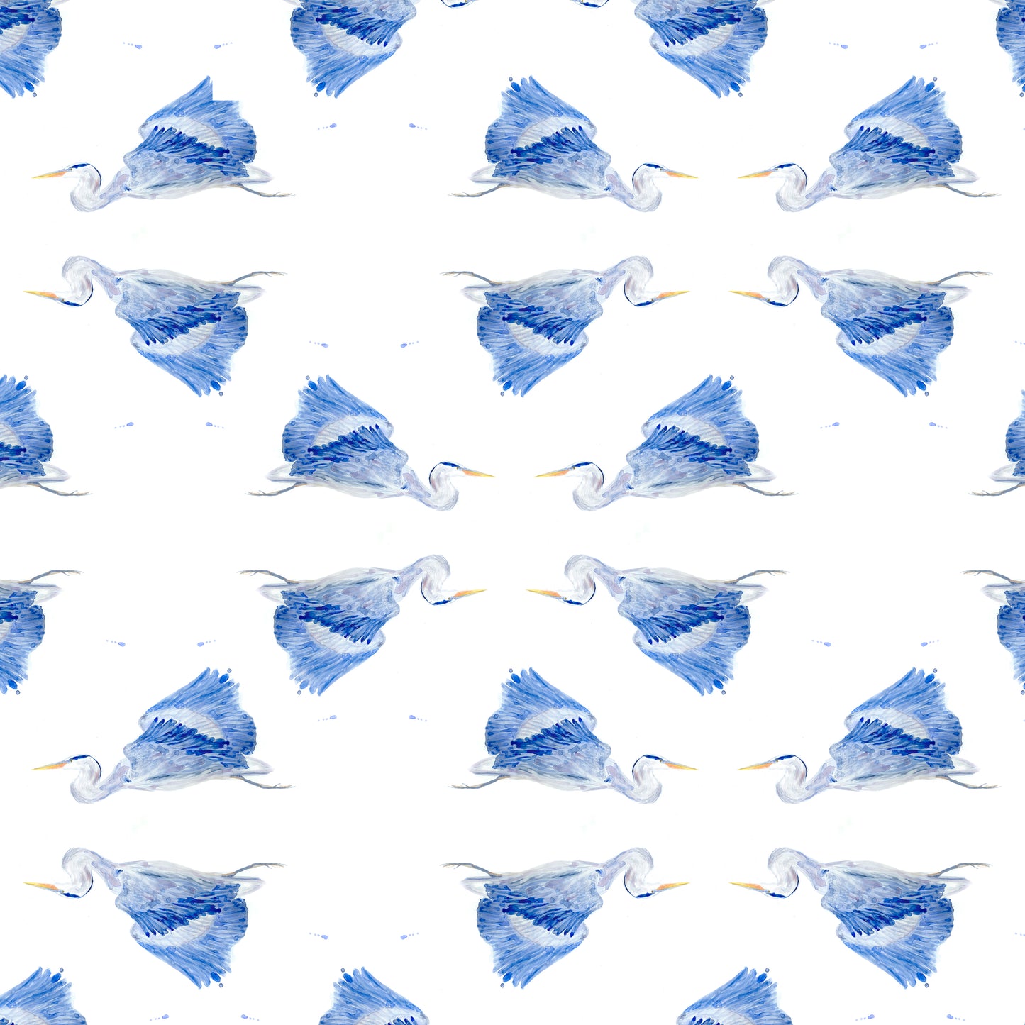 Blue Heron Gift Wrap
