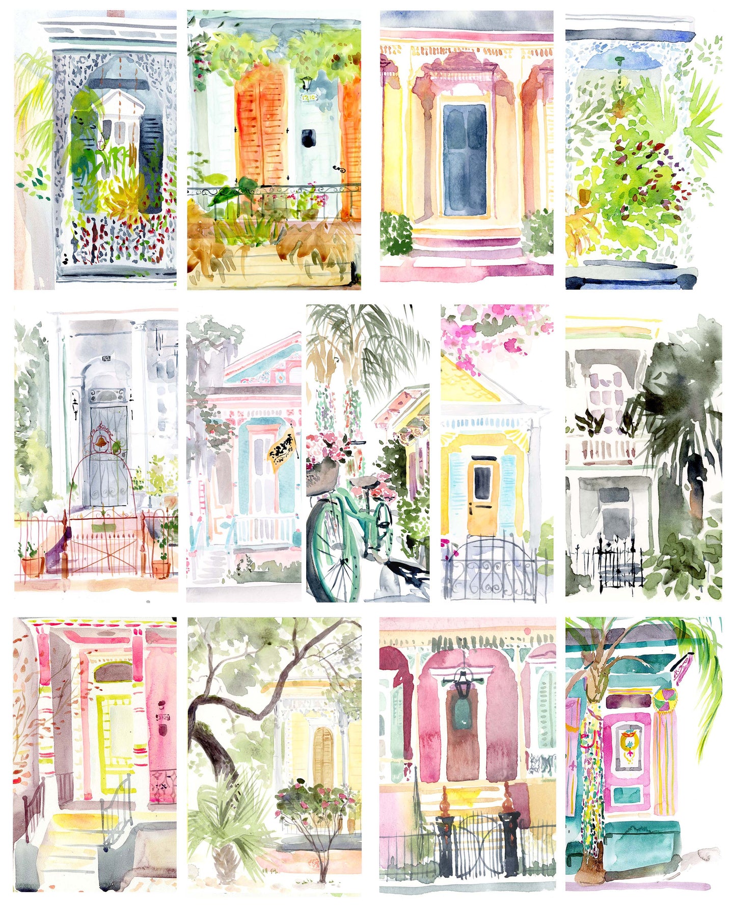 Gift Wrap "Doors of New Orleans"