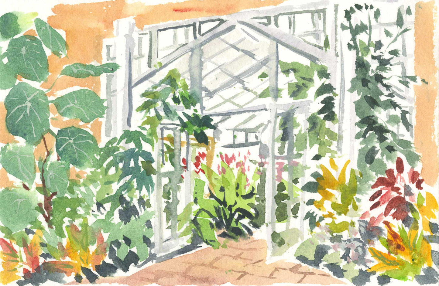 Conservatory of Two Sisters I