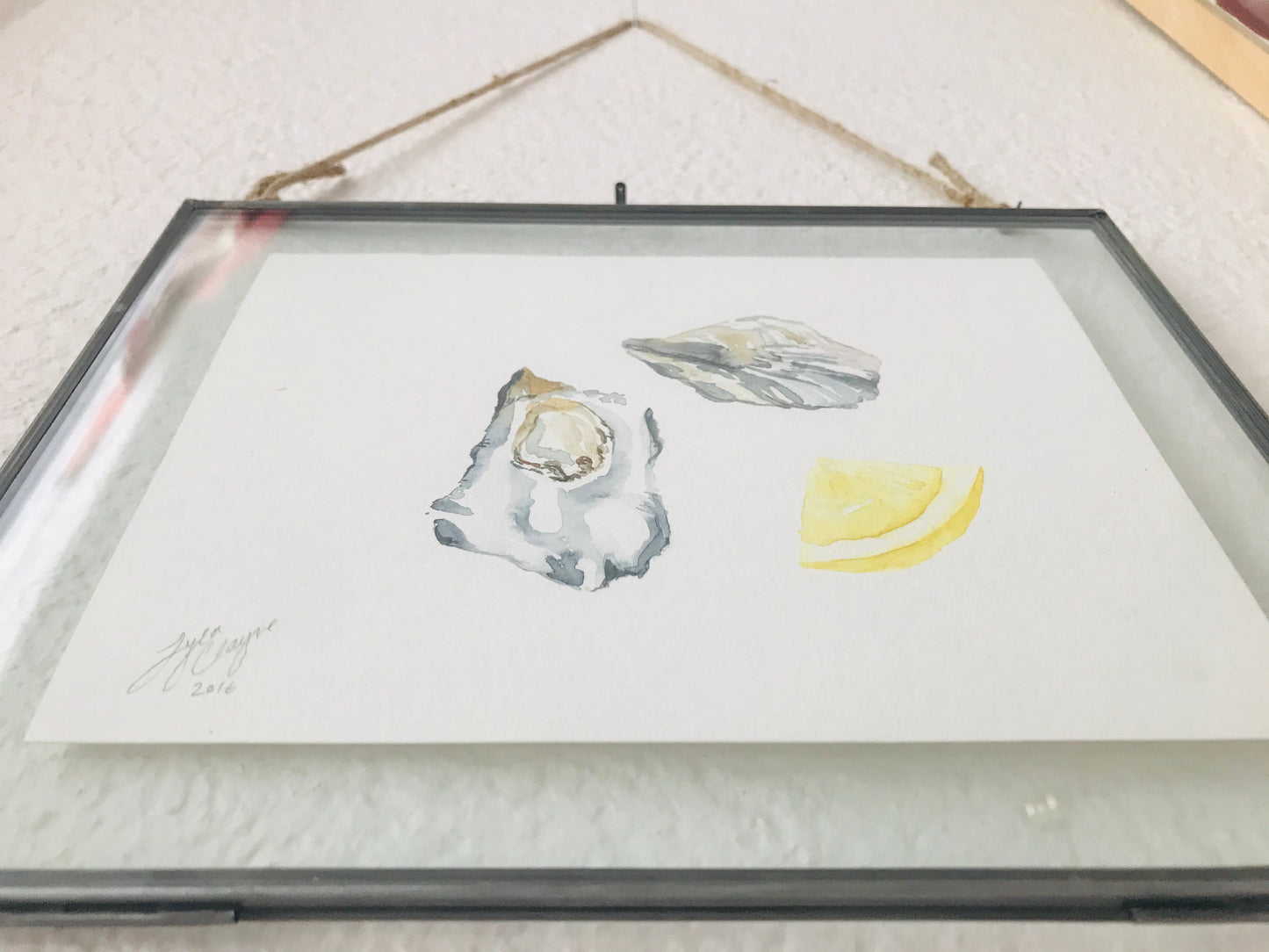 Oyster on the half shell