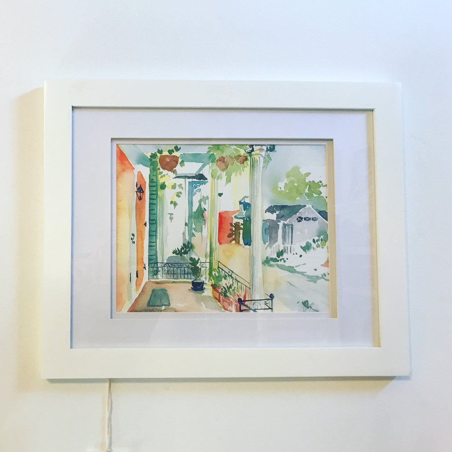 New Orleans Porch - Original Painting