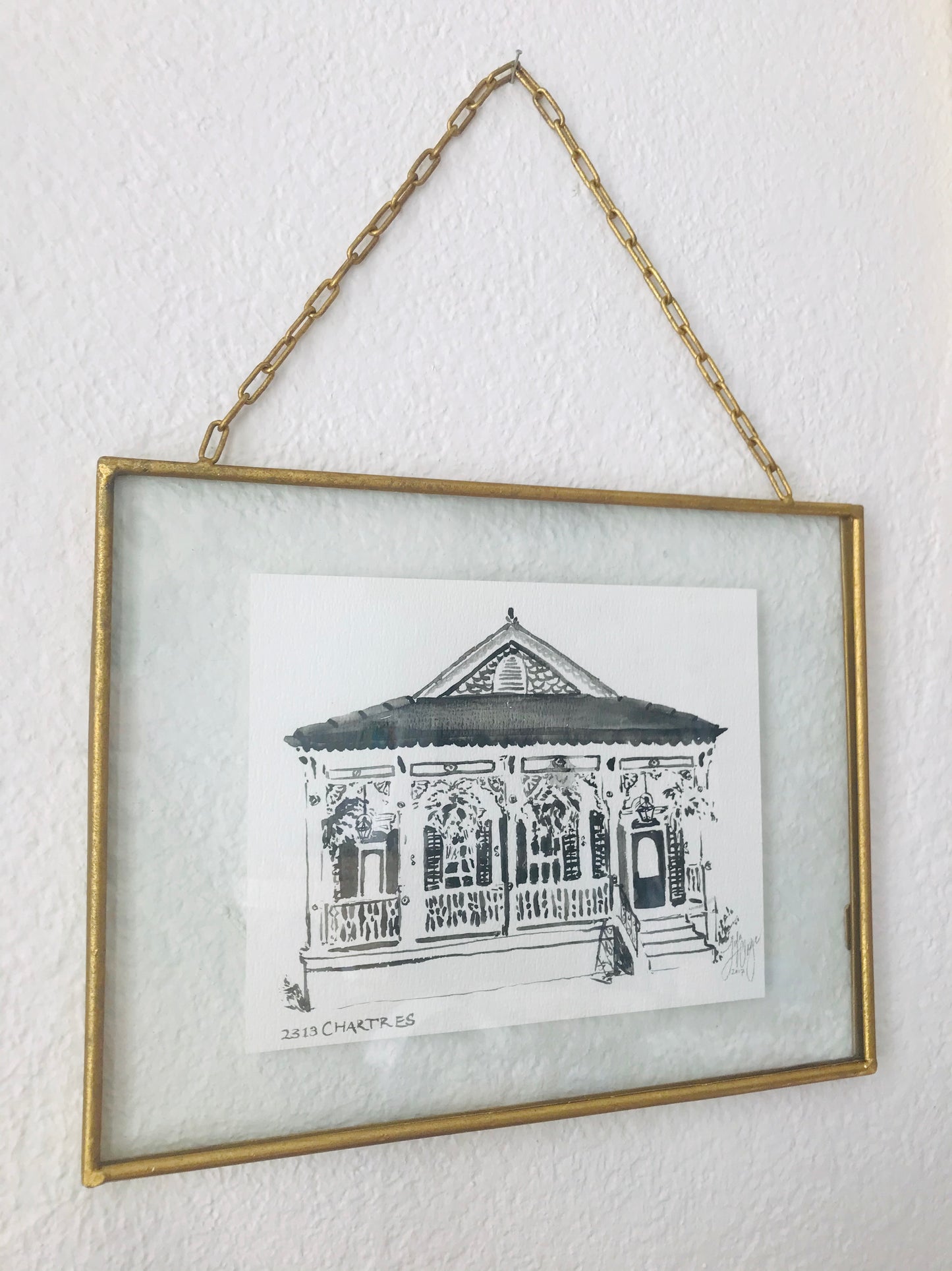 Chartres Street Black and White