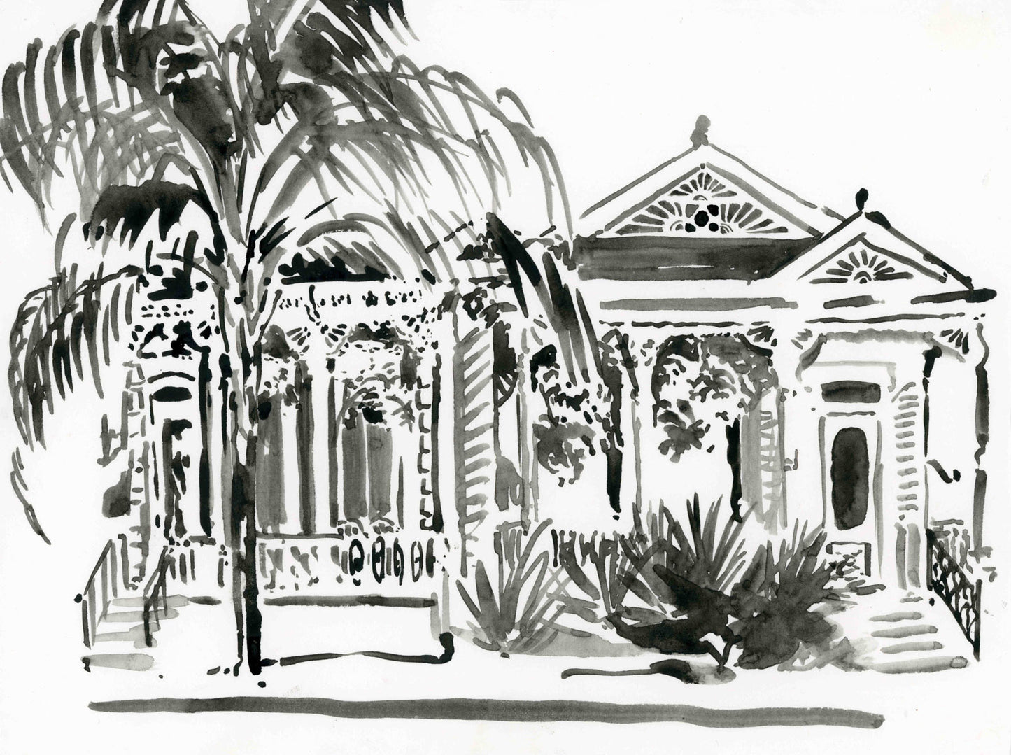 Mandeville St black & white