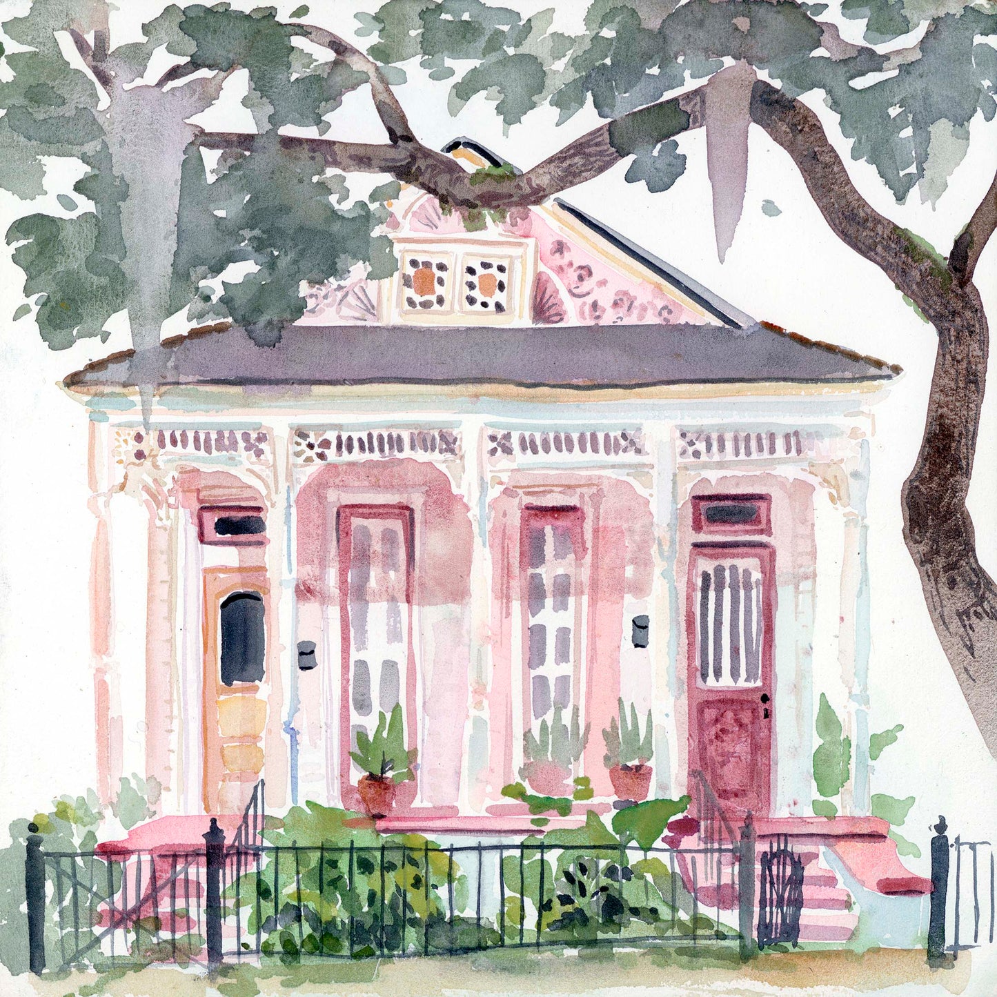 Shotgun with Live Oak