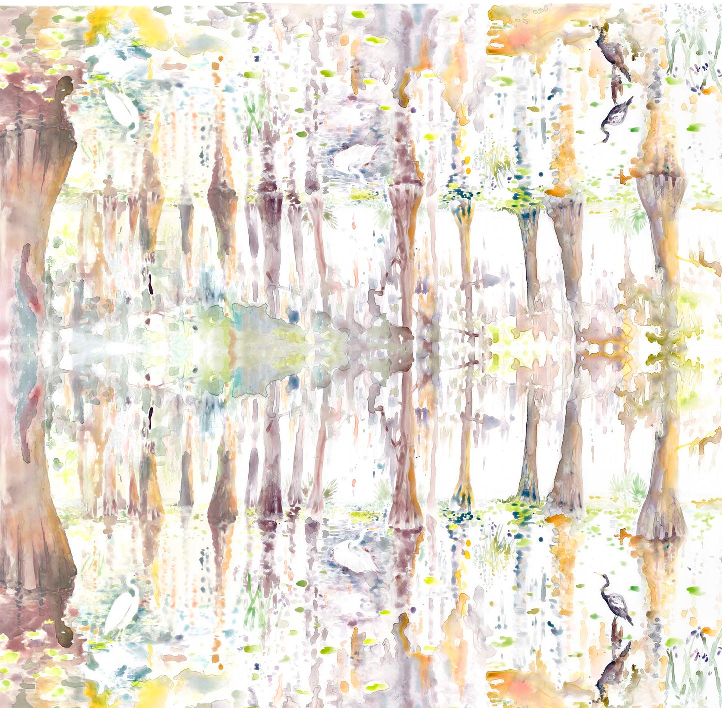 Swamp Triptych Gift Wrap