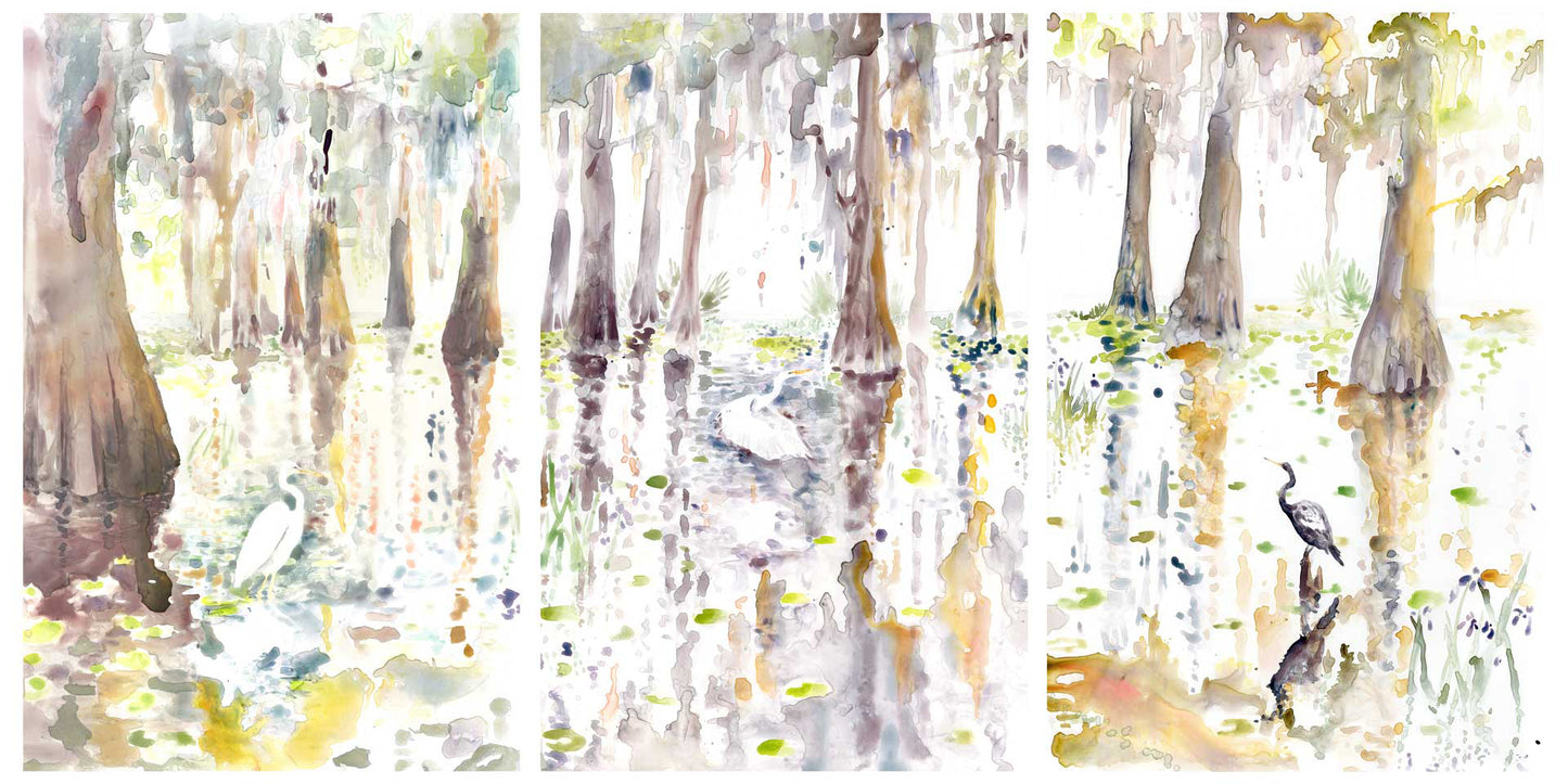 Custom Swamp Diptych