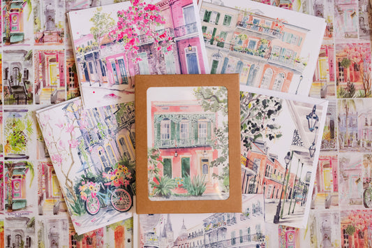 New Orleans Architecture Stationery Set