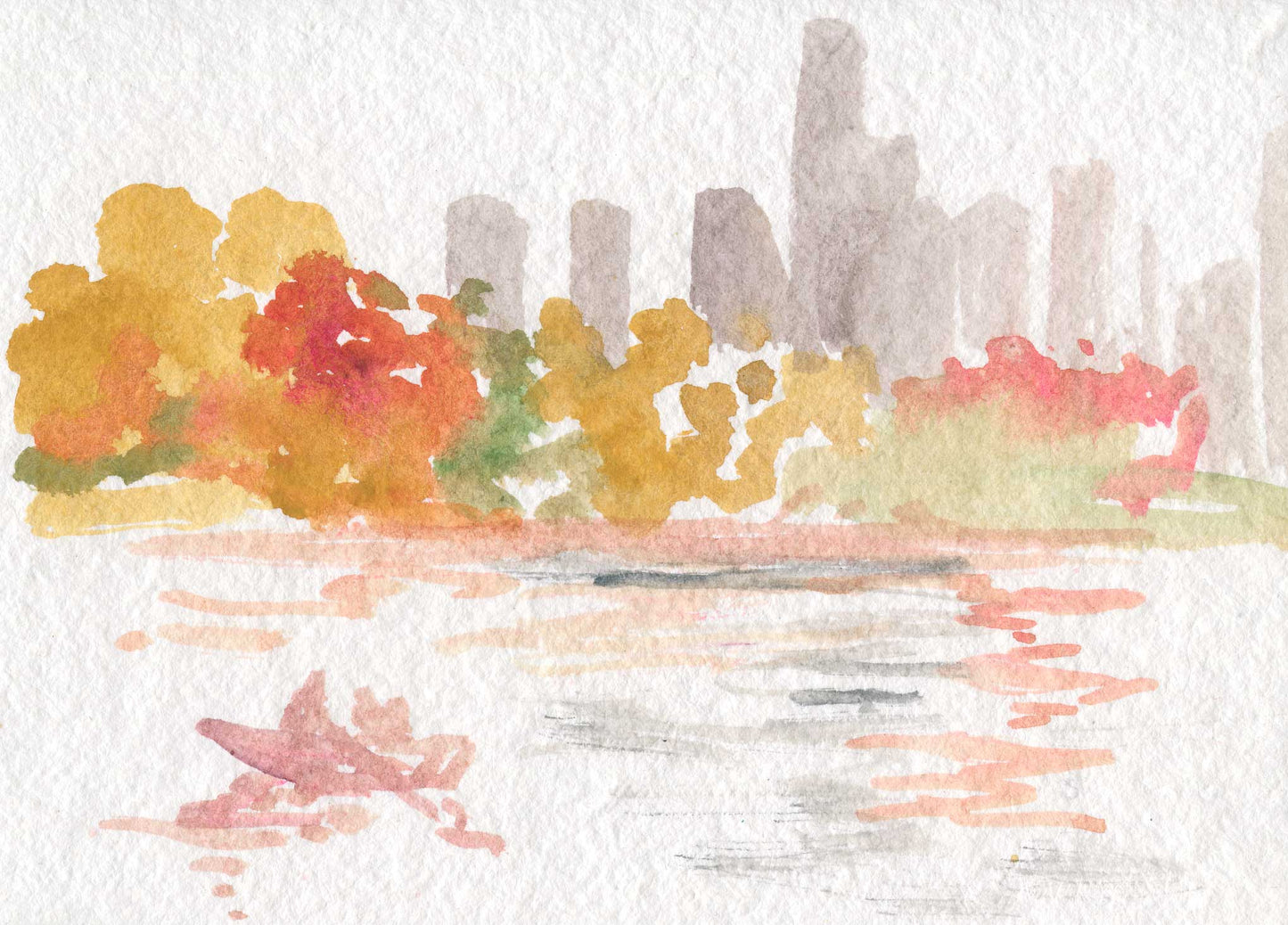 Central Park in Fall I