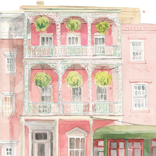 "Peachy" Original Watercolor