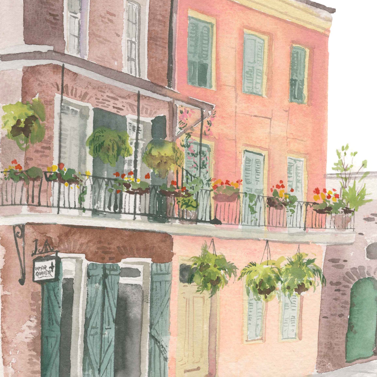 "Upper Quarter" Original Watercolor