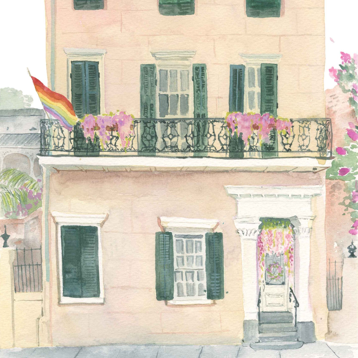 "Wisteria" Original Watercolor