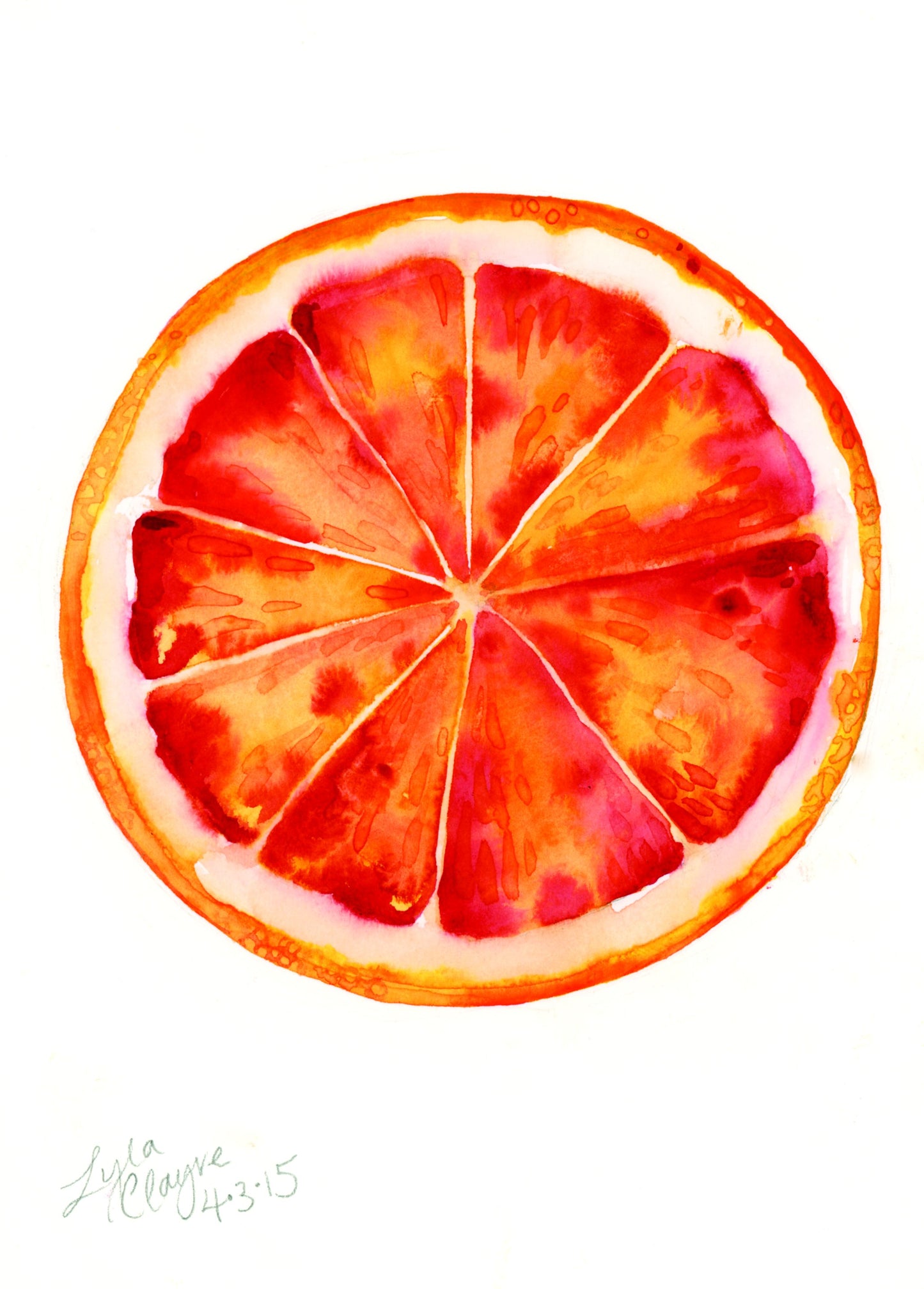 Blood Orange print
