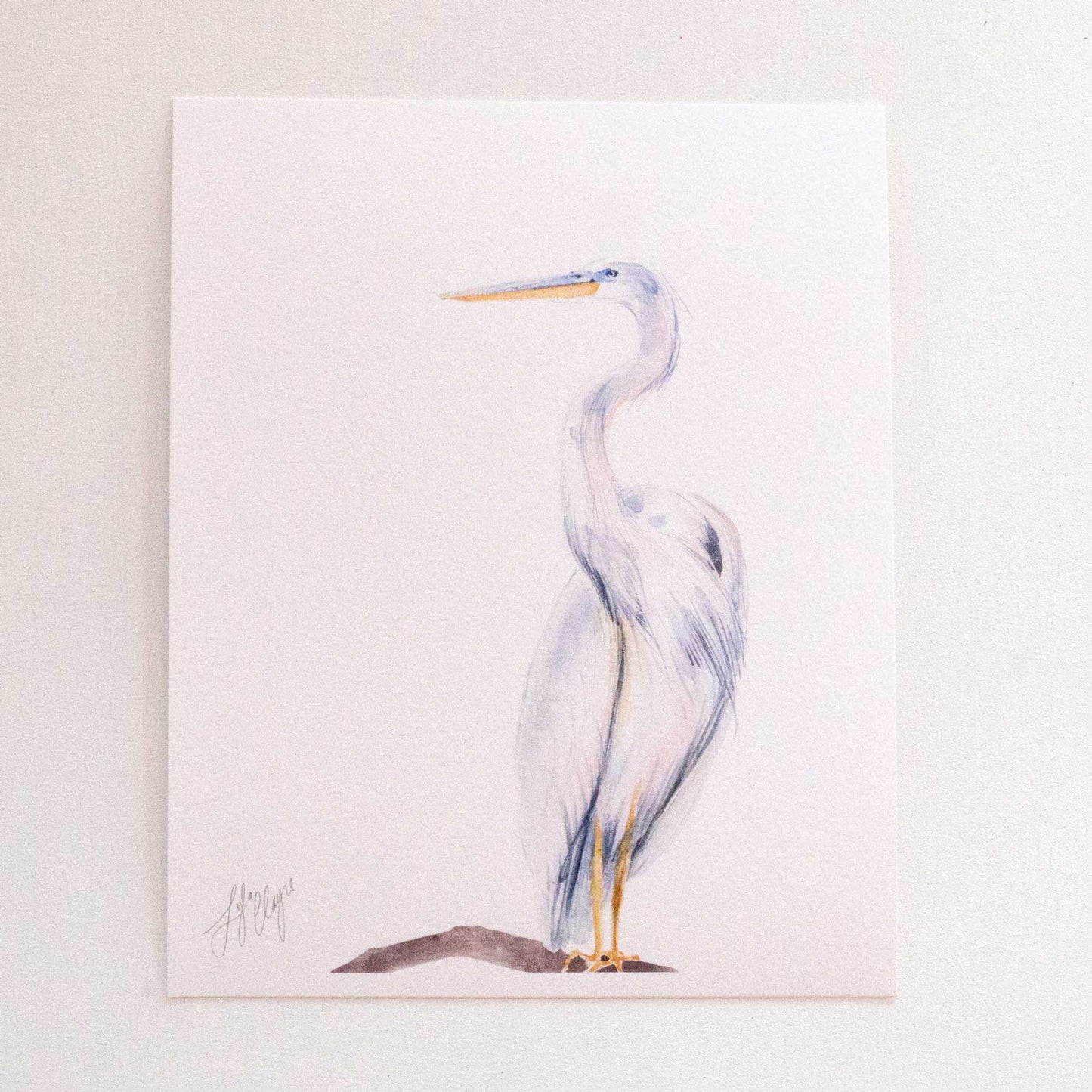 Egret perch